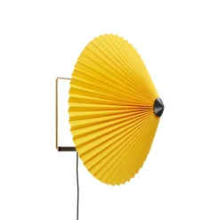 Hay Wandleuchte Mit Stromkabel Matin Large Textil/ Led - O 38 Cm - Gelb Clearance