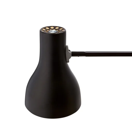 Anglepoise Wandleuchte Mit Stromkabel Type 75 Metall Schwarz / Mit Arm - Tiefschwarz Cheap