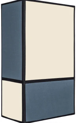 Maison Sarah Lavoine Wandleuchte Radieuse Textil Weis Blau Beige / Ohne Fassung Und Stromanschluss - H 36 Cm - Blau - Naturfarben - Schwarz Sale