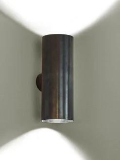 Serax Wandleuchte Sofisticato Nr.17 Metall Schwarz / H 30 Cm - Stahl - Blau Oxidierter Stahl Cheap