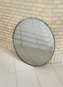 AYTM Wandspiegel Circum Large Glas Grau / O 110 Cm - Rauchgrau Fashion