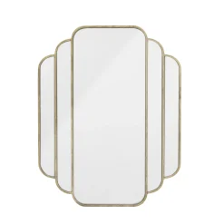 Bloomingville Wandspiegel Mas Metall / Es Metall - L 63 X H 80 Cm - Gold Clearance