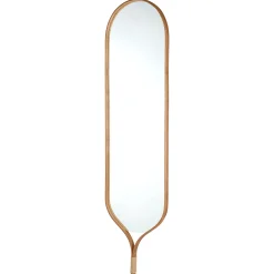 Bolia Wandspiegel Racquet Holz Natur / - L 50 X H 200 Cm - Eiche Shop