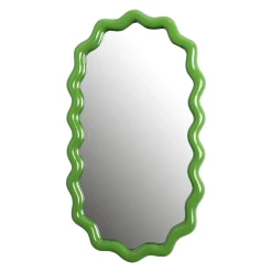 & klevering Wandspiegel Zigzag Plastikmaterial / 50 X 28 Cm - Polyesterharz - Grun Clearance