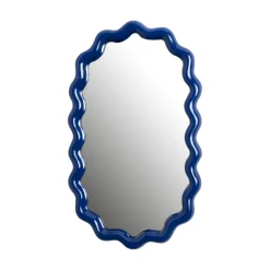 & klevering Wandspiegel Zigzag Plastikmaterial / 40 X 24 Cm - Polyesterharz - Blau Online