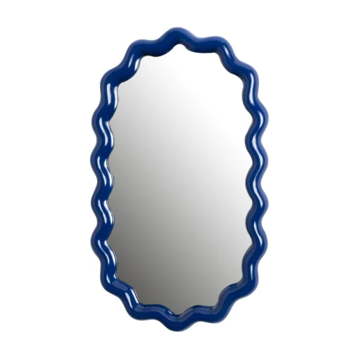 & klevering Wandspiegel Zigzag Plastikmaterial / 40 X 24 Cm - Polyesterharz - Blau Online