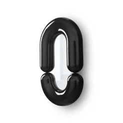 Moustache Wandspiegel Zodiac Medium Keramik/ Keramik - L 55 X H 90 Cm - Schwarz Outlet