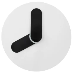 Normann Copenhagen Wanduhr Bold Metall Weis - Schwarz - Weis Fashion
