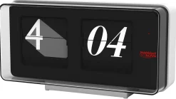 Established & Sons Wanduhr Font Clock Glas Schwarz - Schwarz - Weis Hot