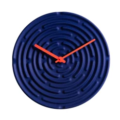 raawii Wanduhr Minos Keramik/ Keramik - O 42 Cm - Blau - Orange Cheap