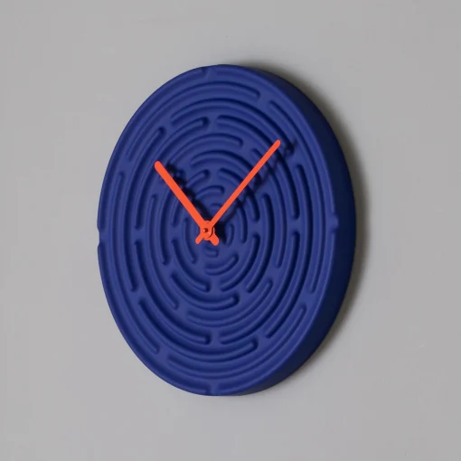 raawii Wanduhr Minos Keramik/ Keramik - O 42 Cm - Blau - Orange Cheap