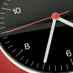 Hay Wanduhr  Plastikmaterialby Jasper Morrison / O 26,5 Cm - Schwarz Hot