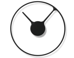 Stelton Wanduhr Time Large Metall/ O 30 Cm - Schwarz Best Sale