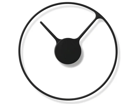 Stelton Wanduhr Time Large Metall/ O 30 Cm - Schwarz Best Sale