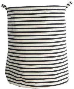 House Doctor Waschekorb Stripes Textil Weis Schwarz / O 40 X H 50 Cm - Schwarz - Weis Cheap