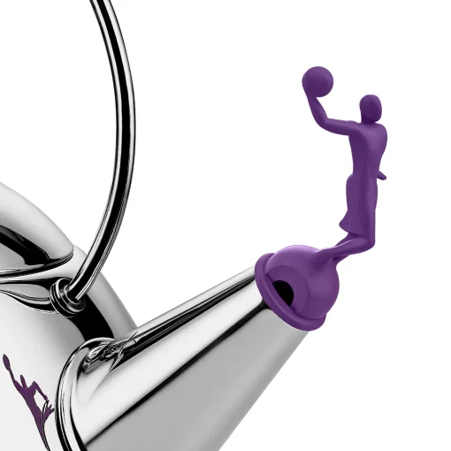 Alessi Wasserkessel 3909 Metall Violett / (1986) - Fur Alle Herdarten Geeignet, Einschlieslich Induktion / 2 Liter - Stahl - Violett Clearance