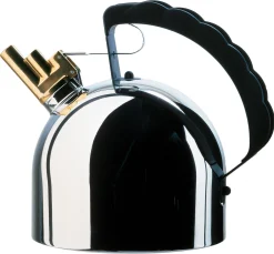 Alessi Wasserkessel  Metall Fursherde - Schwarz - Verchromt Cheap
