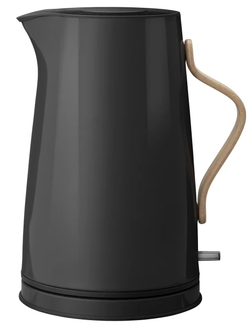 Stelton Wasserkocher Emma Metall Holz Schwarz / 1,2 L - Holz & Metall - Holz - Schwarz Cheap