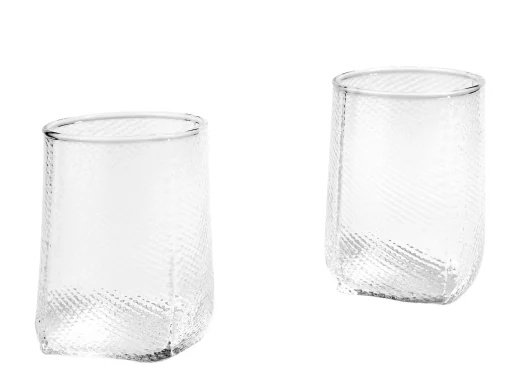 Hay Windlicht Tela Glas/ 2Er-Set - Glas - Transparent Fashion