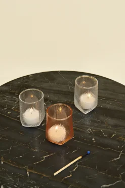 Hay Windlicht Tela Glas/ 2Er-Set - Glas - Transparent Fashion