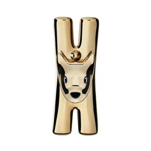 Alessi Zange Giampo Chien Plastikmaterial / Magnetisch - Verkauft Pro Einheit - Gold Best Sale