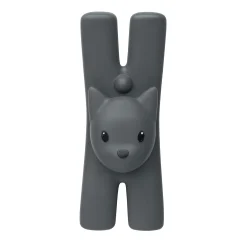 Alessi Zange Lampo Chat Plastikmaterial/ Magnetisch - 2Er-Set - Schwarz Outlet