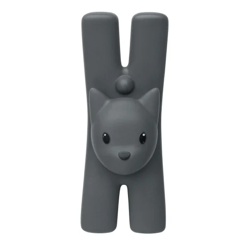 Alessi Zange Lampo Chat Plastikmaterial/ Magnetisch - 2Er-Set - Schwarz Outlet