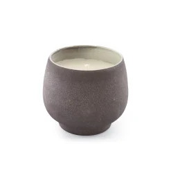 Cinna Zitronengras-Kerze Coal Outdoor Keramik Grau / Steinzeug - O 17 X H 14 Cm - Anthrazitgrau Outlet
