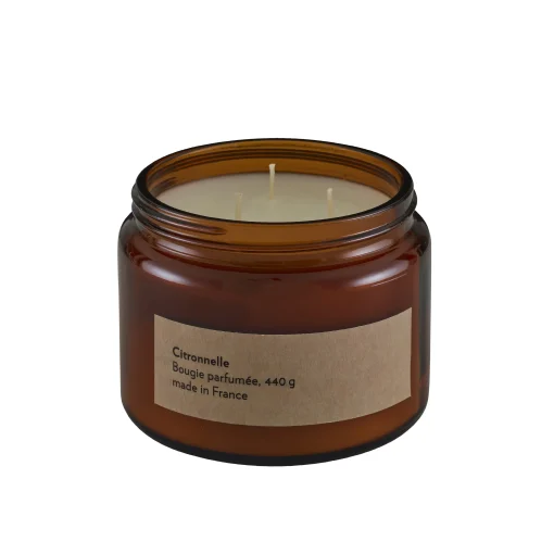 Cinna Zitronengras-Kerze  Glas Orange Outdoor / Glas - O 11 X H 8 Cm - Amber Cheap