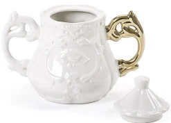 Seletti Zuckerdose I-Sugar Keramik Weis - Gold Online