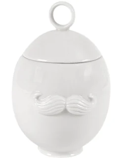 Jonathan Adler Zuckerdose Reversible Keramik/ Mit Deckel - Weis Flash Sale