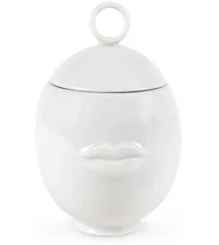 Jonathan Adler Zuckerdose Reversible Keramik/ Mit Deckel - Weis Flash Sale