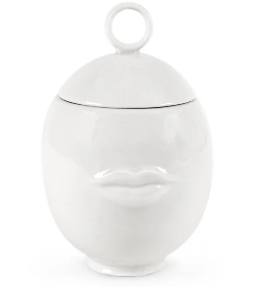 Jonathan Adler Zuckerdose Reversible Keramik/ Mit Deckel - Weis Flash Sale