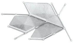 Casamania Zwischenwand Maria Plastikmaterialset Mit 42 Blattern - Weis Clearance